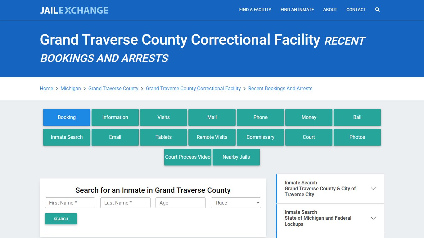 Grand Traverse County Correctional Facility - Jail Exchange